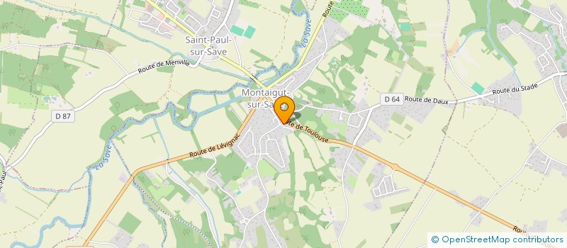 localisation de l'entreprise MONSIEUR AURELIEN CARADEC  MONTAIGUT-SUR-SAVE