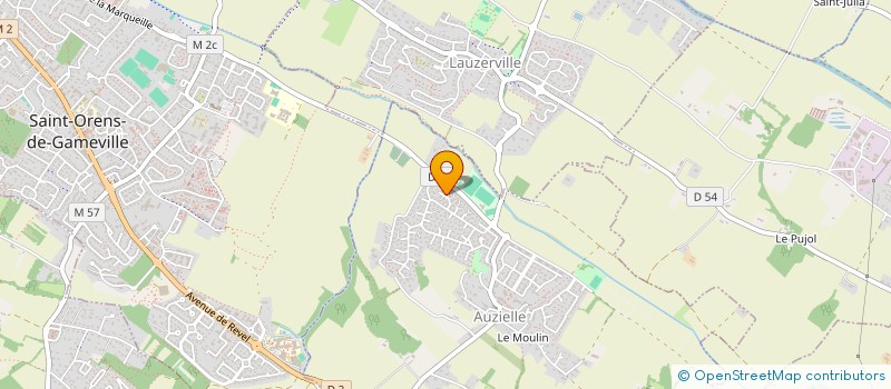 localisation de l'entreprise MONSIEUR AURELIEN CARLES  SAINT-ORENS-DE-GAMEVILLE