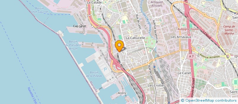 localisation de l'entreprise MONSIEUR AURELIEN CARLIER à MARSEILLE
