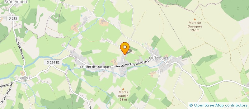 localisation de l'entreprise MONSIEUR AURELIEN CARON  QUESQUES