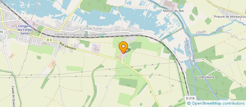 localisation de l'entreprise MONSIEUR AURELIEN CARON  CONDE-FOLIE