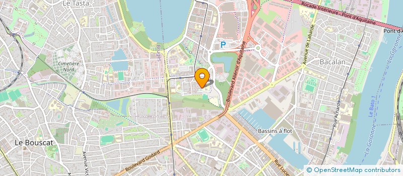 localisation de l'entreprise MONSIEUR AURELIEN CARRIOT  BORDEAUX