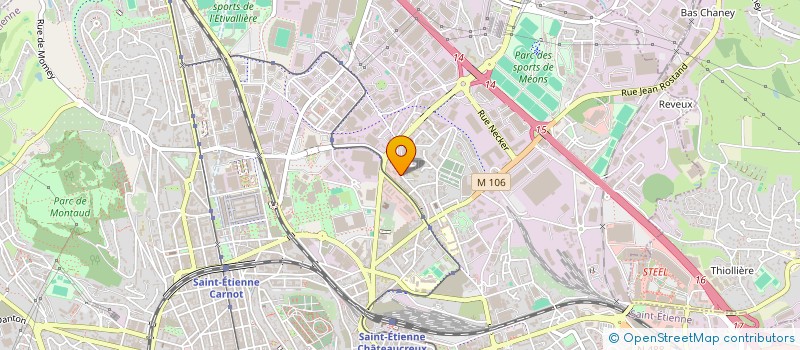 localisation de l'entreprise MONSIEUR AURELIEN CARVALHO DE SOUSA  SAINT-ETIENNE