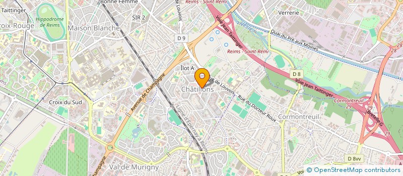 localisation de l'entreprise MONSIEUR AURELIEN CASANOVA  REIMS