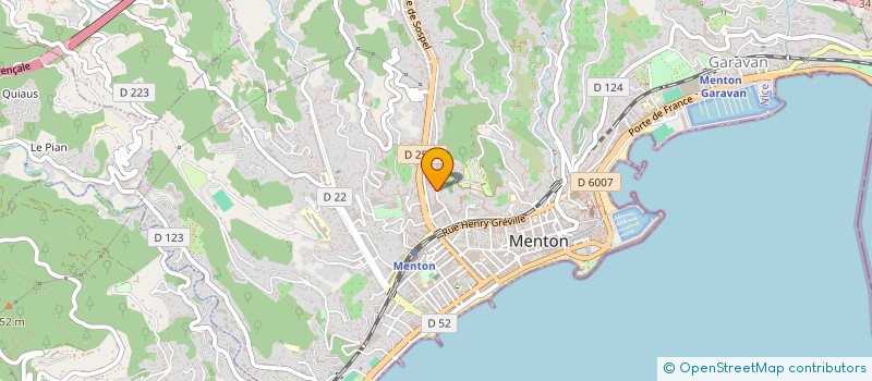 localisation de l'entreprise MONSIEUR AURELIEN CASINI à MENTON