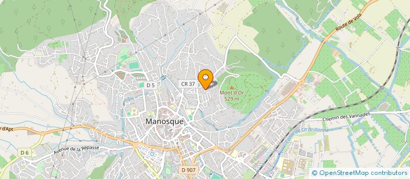 localisation de l'entreprise MONSIEUR AURELIEN CASSAN à MANOSQUE