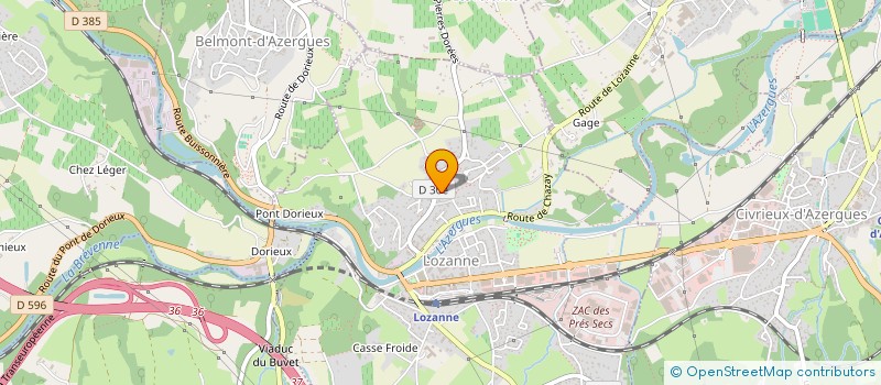 localisation de l'entreprise MONSIEUR AURELIEN CASTRO  LOZANNE