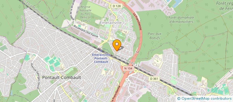 localisation de l'entreprise MONSIEUR AURELIEN CAUNILLE à EMERAINVILLE