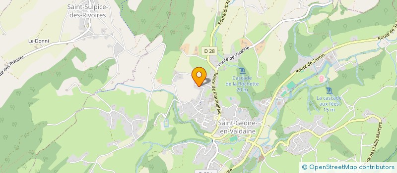 localisation de l'entreprise MONSIEUR AURELIEN CAZIER  SAINT-GEOIRE-EN-VALDAINE