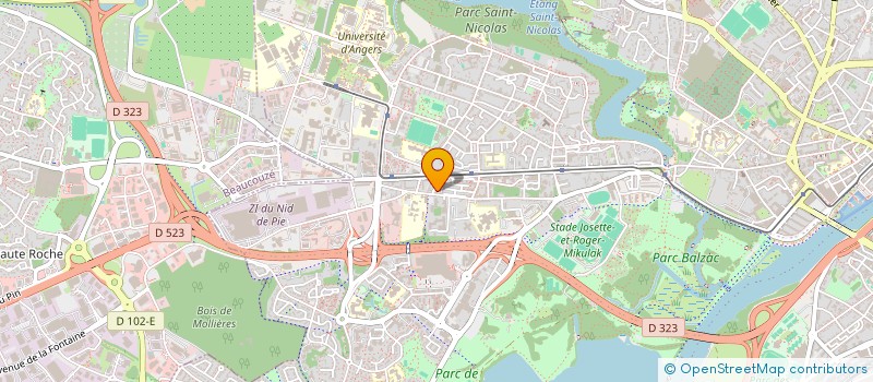 localisation de l'entreprise MONSIEUR AURELIEN CELLIER  ANGERS