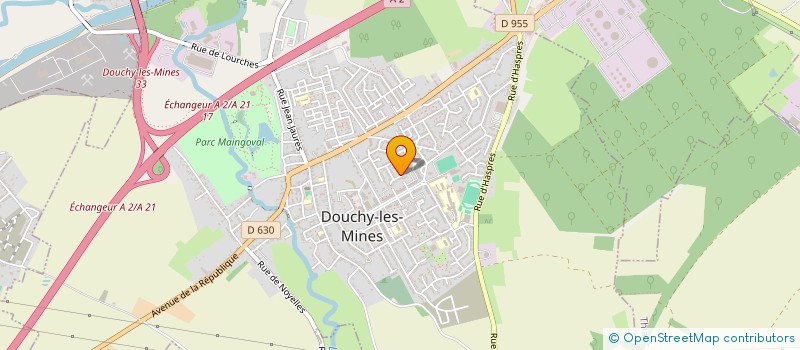 localisation de l'entreprise MONSIEUR AURELIEN CEUGNART  DENAIN