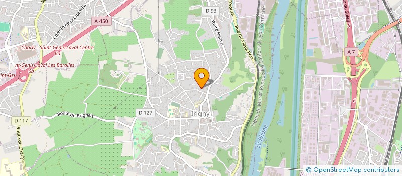 localisation de l'entreprise MONSIEUR AURELIEN CHABANON  IRIGNY