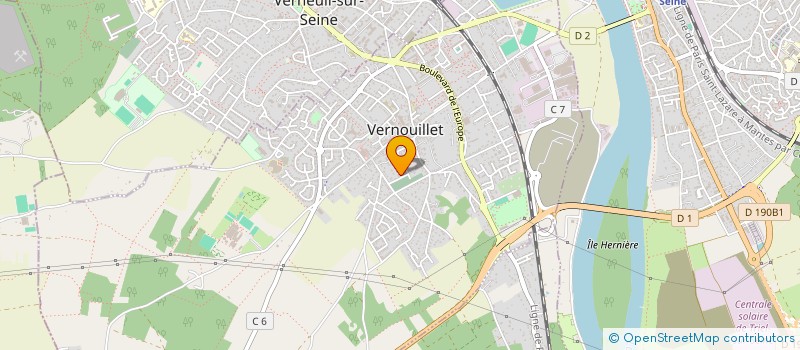 localisation de l'entreprise MONSIEUR AURELIEN CHABBAL à VERNOUILLET