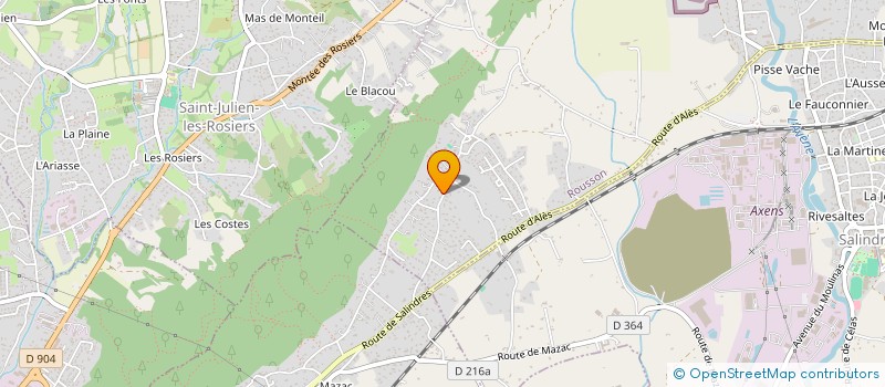 localisation de l'entreprise MONSIEUR AURELIEN CHALEIL  ROUSSON