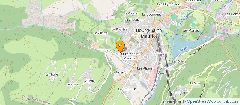 localisation de l'entreprise MONSIEUR AURELIEN CHALENDARD  BOURG-SAINT-MAURICE