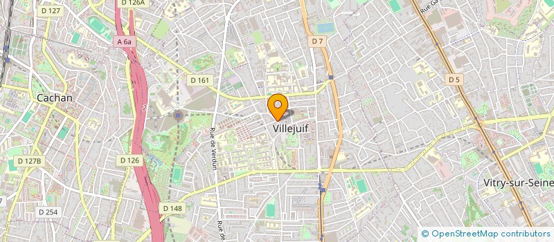 localisation de l'entreprise MONSIEUR AURELIEN CHALON à VILLEJUIF