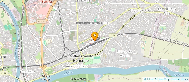 localisation de l'entreprise MONSIEUR AURELIEN CHAMBRAUDET  CONFLANS-SAINTE-HONORINE