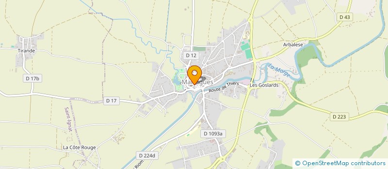 localisation de l'entreprise MONSIEUR AURELIEN CHAPAD  JOZE