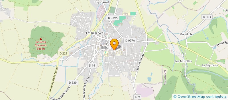localisation de l'entreprise MONSIEUR AURELIEN CHAPDELAINE à BILLOM