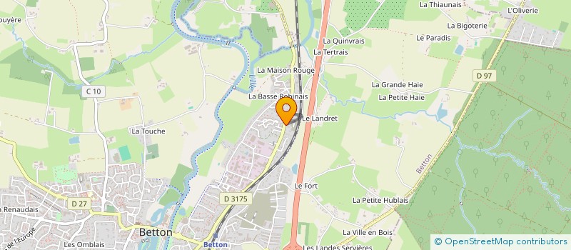 localisation de l'entreprise MONSIEUR AURELIEN CHAPON  BETTON