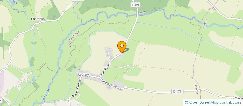localisation de l'entreprise MONSIEUR AURELIEN CHAPPUT  DAVREY