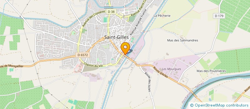 localisation de l'entreprise MONSIEUR AURELIEN CHARLIER à SAINT-GILLES