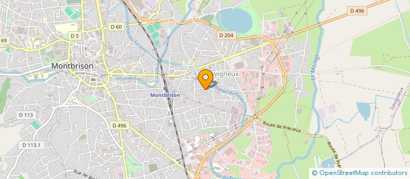 localisation de l'entreprise MONSIEUR AURELIEN CHARRETIER  SAVIGNEUX