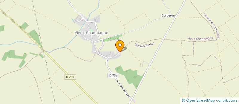 localisation de l'entreprise MONSIEUR AURELIEN CHATEAU  MAISON-ROUGE