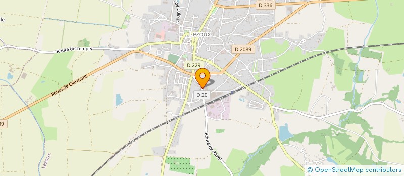 localisation de l'entreprise MONSIEUR AURELIEN CHATELAIN  LEZOUX