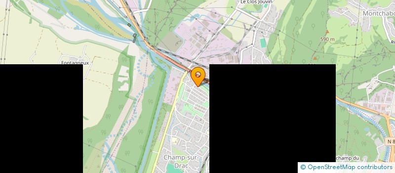 localisation de l'entreprise MONSIEUR AURELIEN CHAUFFRAY  CHAMP-SUR-DRAC