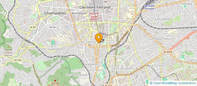 localisation de l'entreprise MONSIEUR AURELIEN CHAULET  CLERMONT-FERRAND