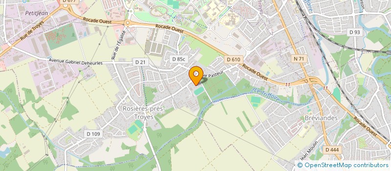 localisation de l'entreprise MONSIEUR AURELIEN CHEBSON  BREVIANDES