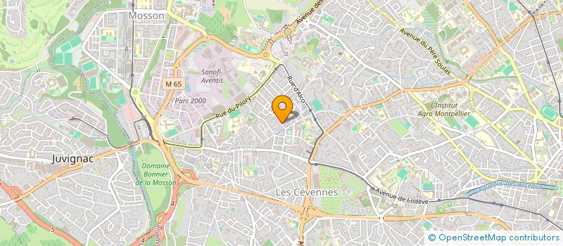 localisation de l'entreprise MONSIEUR AURELIEN CHEMIN à MONTPELLIER