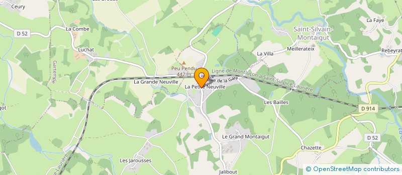 localisation de l'entreprise MONSIEUR AURELIEN CHERRORET à MONTAIGUT-LE-BLANC
