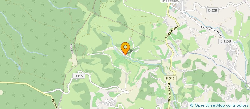 localisation de l'entreprise MONSIEUR AURELIEN CHEVALLIER  VARACIEUX