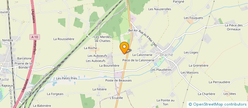 localisation de l'entreprise MONSIEUR AURELIEN CHEVALLIER  DRACHE