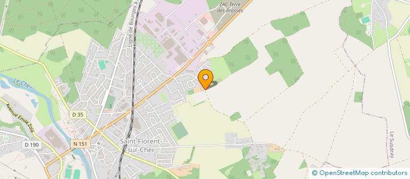 localisation de l'entreprise MONSIEUR AURELIEN CHEVREAU  LUNERY