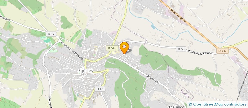 localisation de l'entreprise MONSIEUR AURELIEN CHIEUSSE  EGUILLES