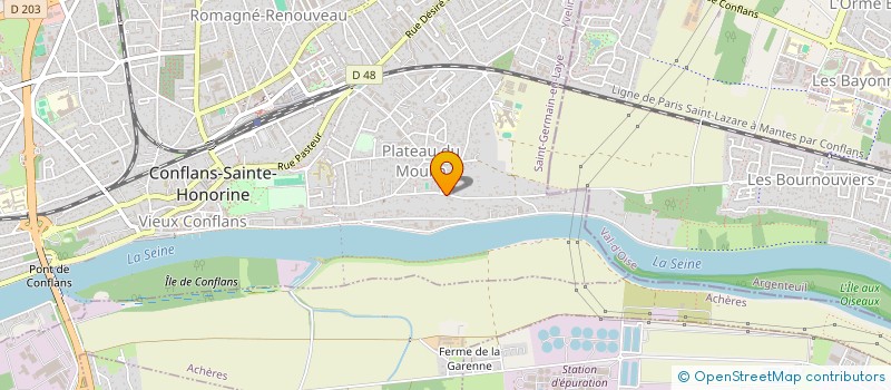 localisation de l'entreprise MONSIEUR AURELIEN CHIRON  CONFLANS-SAINTE-HONORINE