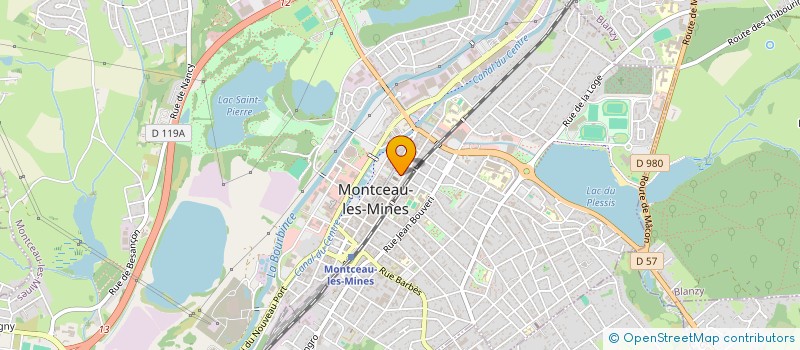 localisation de l'entreprise MONSIEUR AURELIEN CICOLETTI  MONTCEAU-LES-MINES