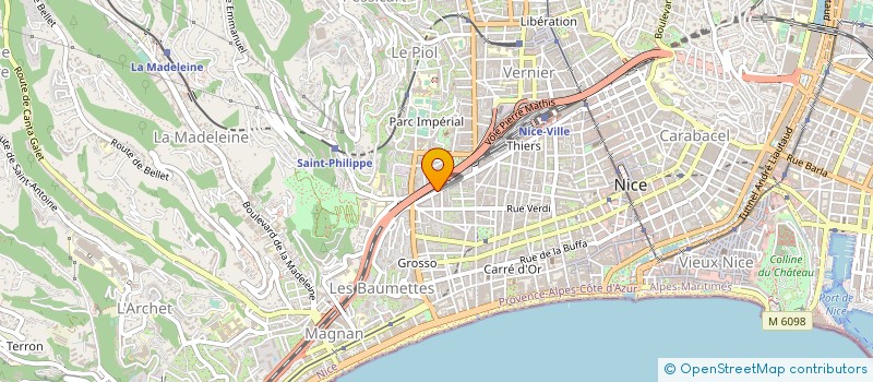 localisation de l'entreprise MONSIEUR AURELIEN CIMINO à NICE