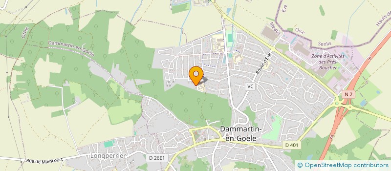 localisation de l'entreprise MONSIEUR AURELIEN CLERCK  DAMMARTIN-EN-GOELE