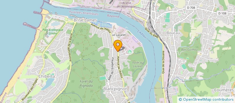 localisation de l'entreprise MONSIEUR AURELIEN CLOUP  ANGLET