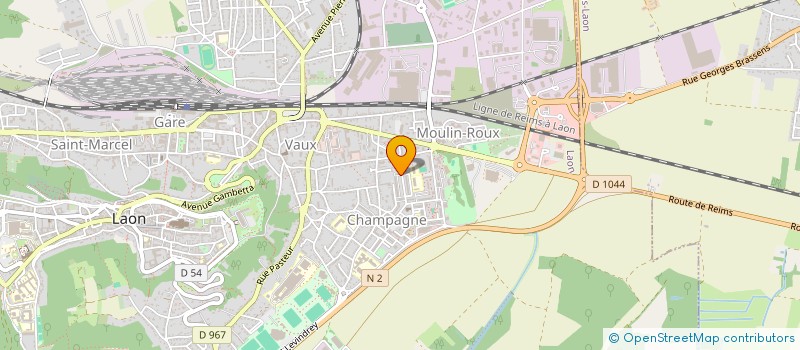 localisation de l'entreprise MONSIEUR AURELIEN CLOUX à LAON