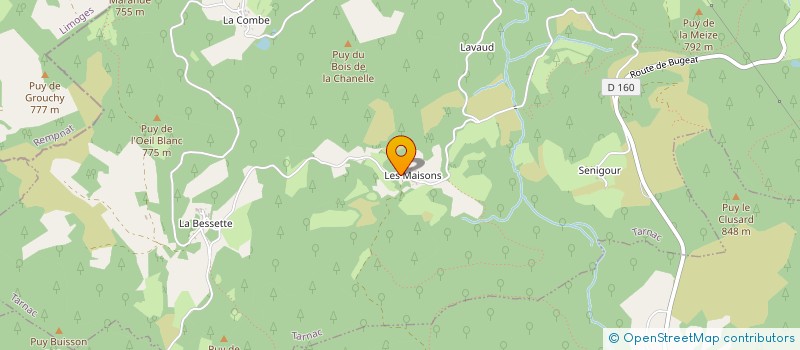 localisation de l'entreprise MONSIEUR AURELIEN COHEN  TARNAC