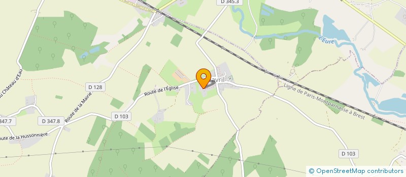 localisation de l'entreprise MONSIEUR AURELIEN COLARD à LE FAVRIL