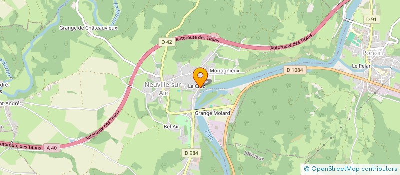 localisation de l'entreprise MONSIEUR AURELIEN COLAS à NEUVILLE-SUR-AIN
