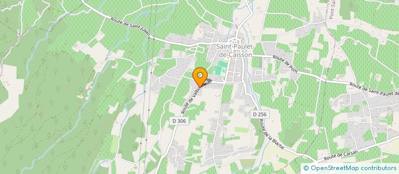 localisation de l'entreprise MONSIEUR AURELIEN COMBIN  SAINT-PAULET-DE-CAISSON