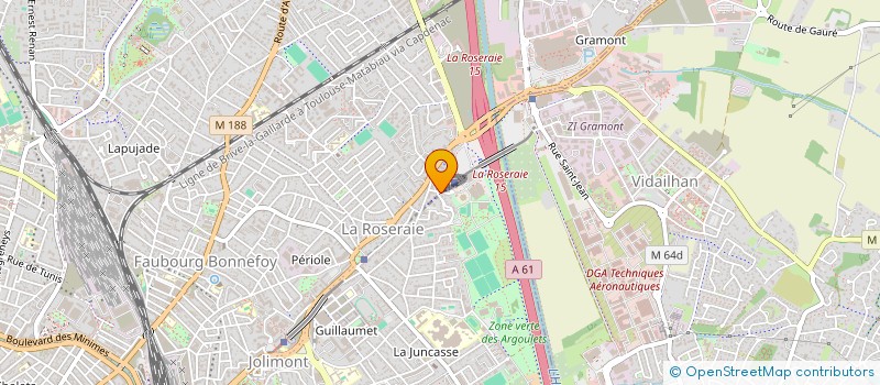 localisation de l'entreprise MONSIEUR AURELIEN COMBRIE  TOULOUSE