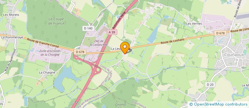 localisation de l'entreprise MONSIEUR AURELIEN COMPARET  COURLAOUX